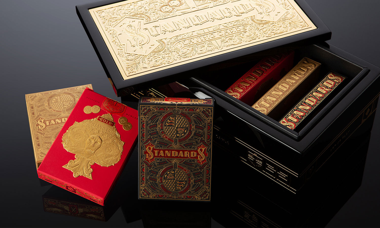 Gold standard playing cards sale