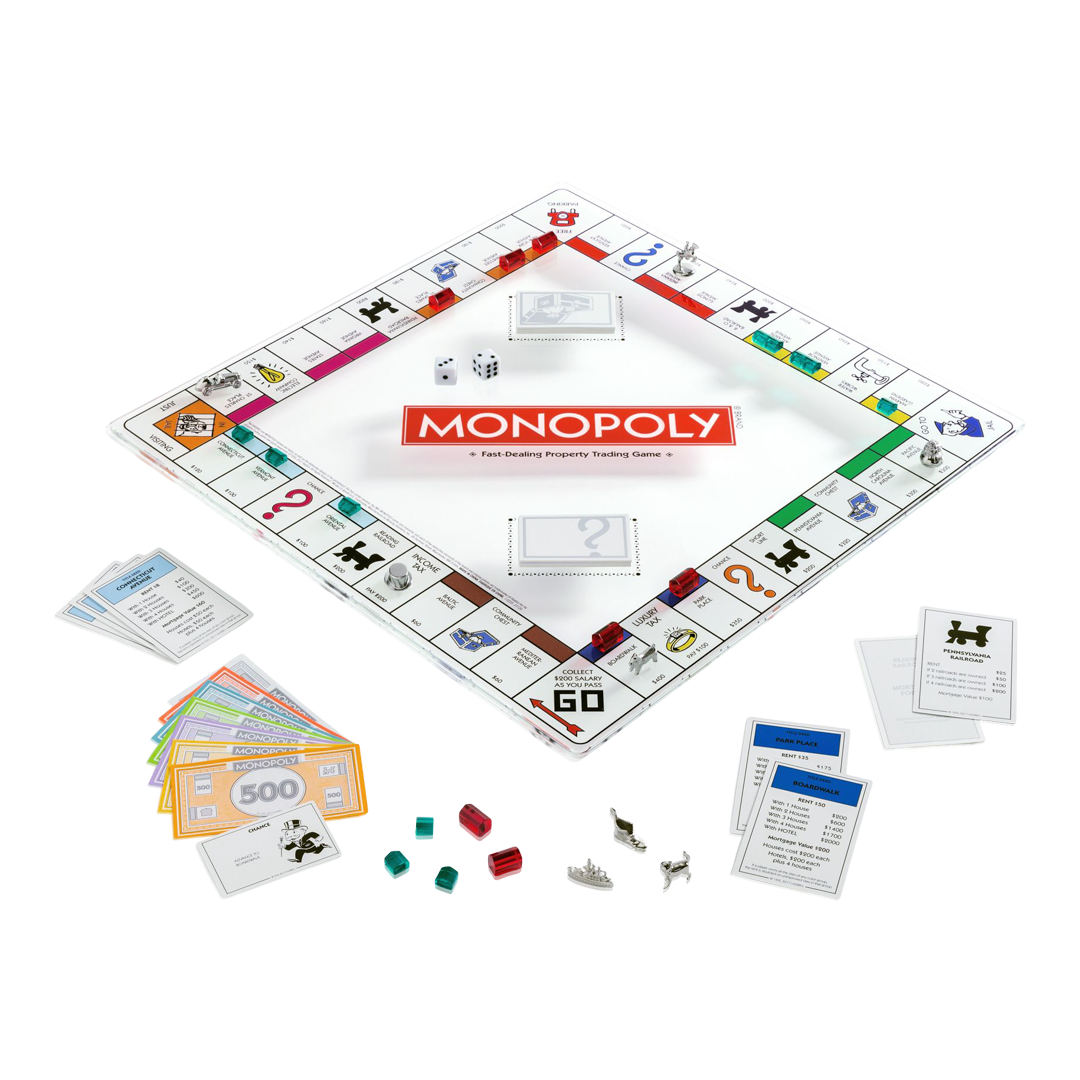 Monopoly (GLASS Edition) Board Game