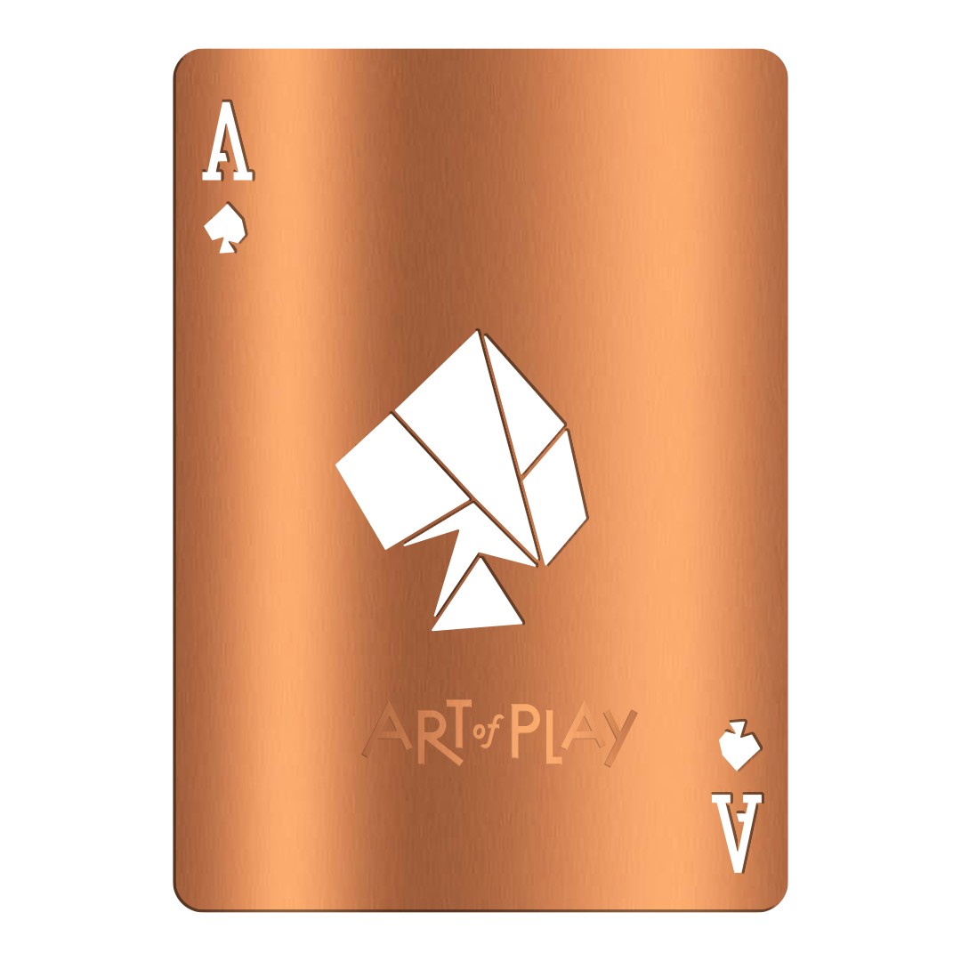 Art of Play Copper Ace of Spades Bookmark