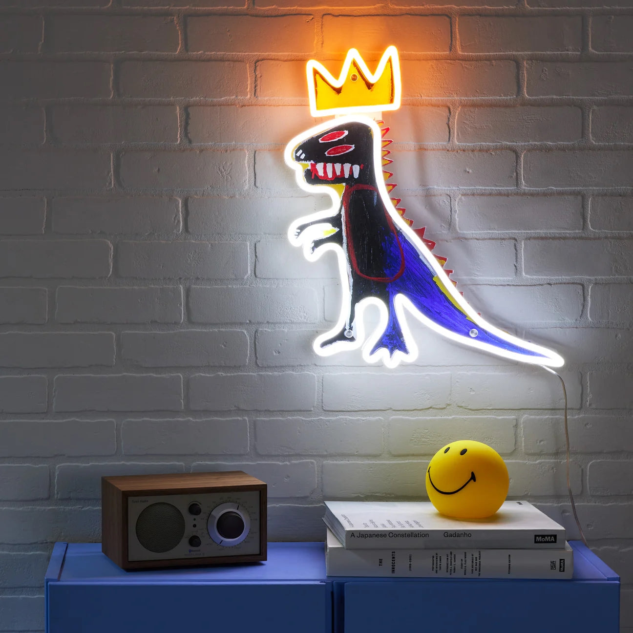 Basquiat Neon Pez Dispenser Light by Yellowpop