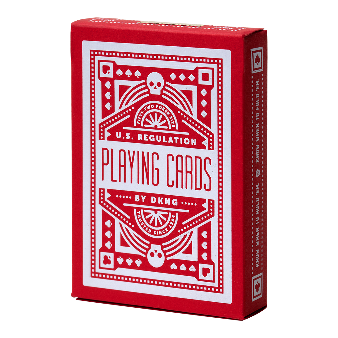 DKNG Red Wheel Playing Cards