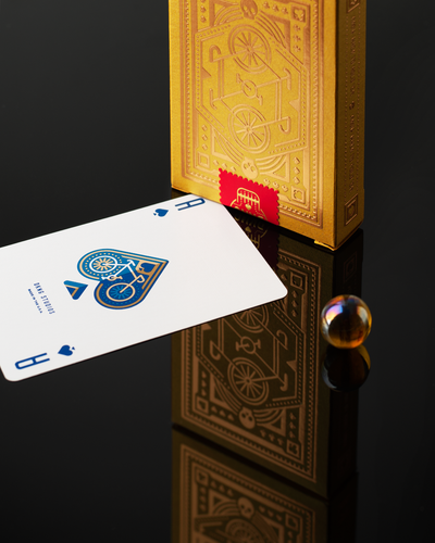 DKNG Gold Wheel Playing Cards